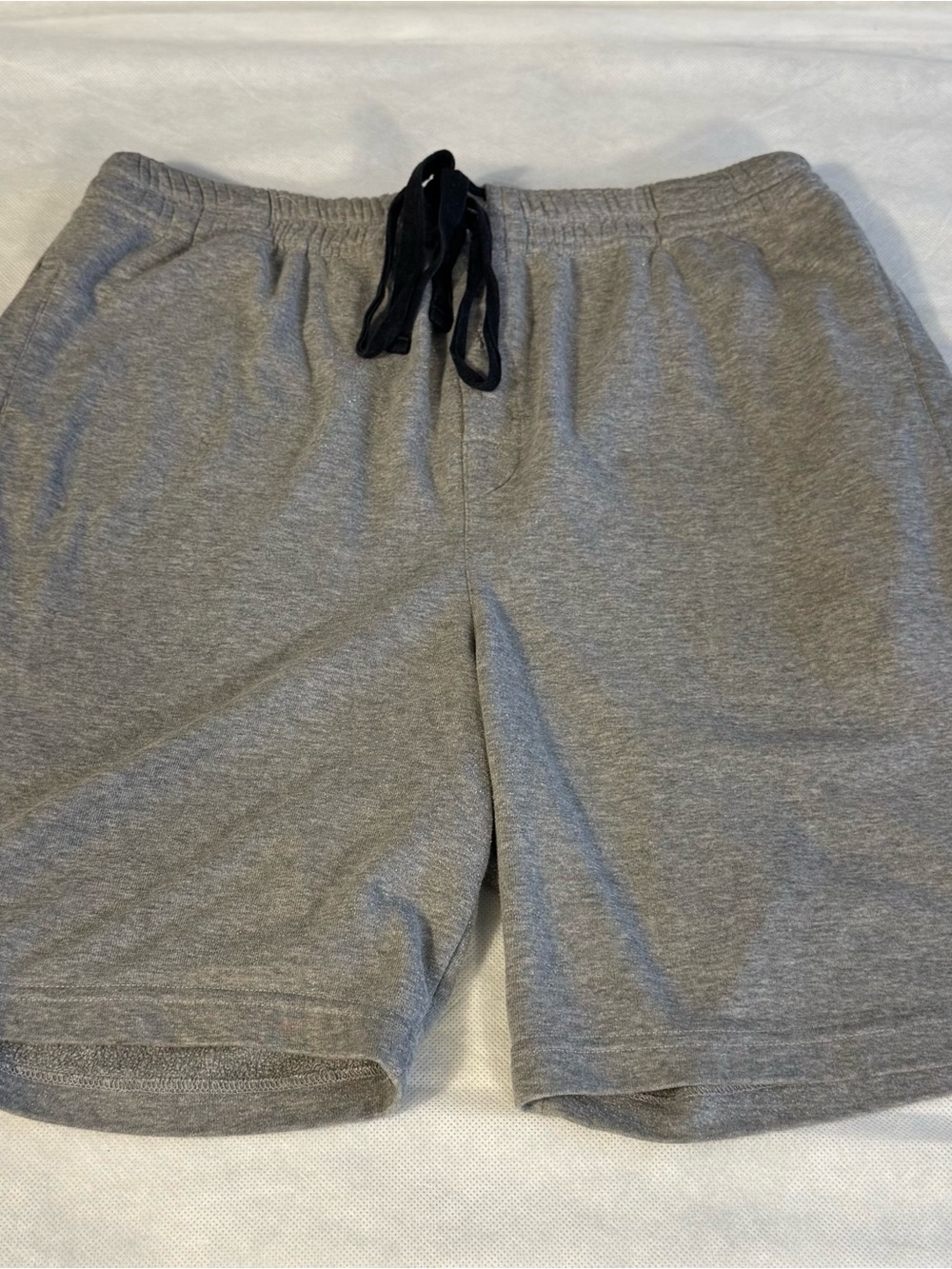Noble Mount Men’s Gray Lounge Shorts Size Large Soft Knit Pajama Sleep Shorts